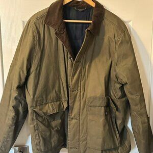 John Lewis Green Field Waxed Jacket
